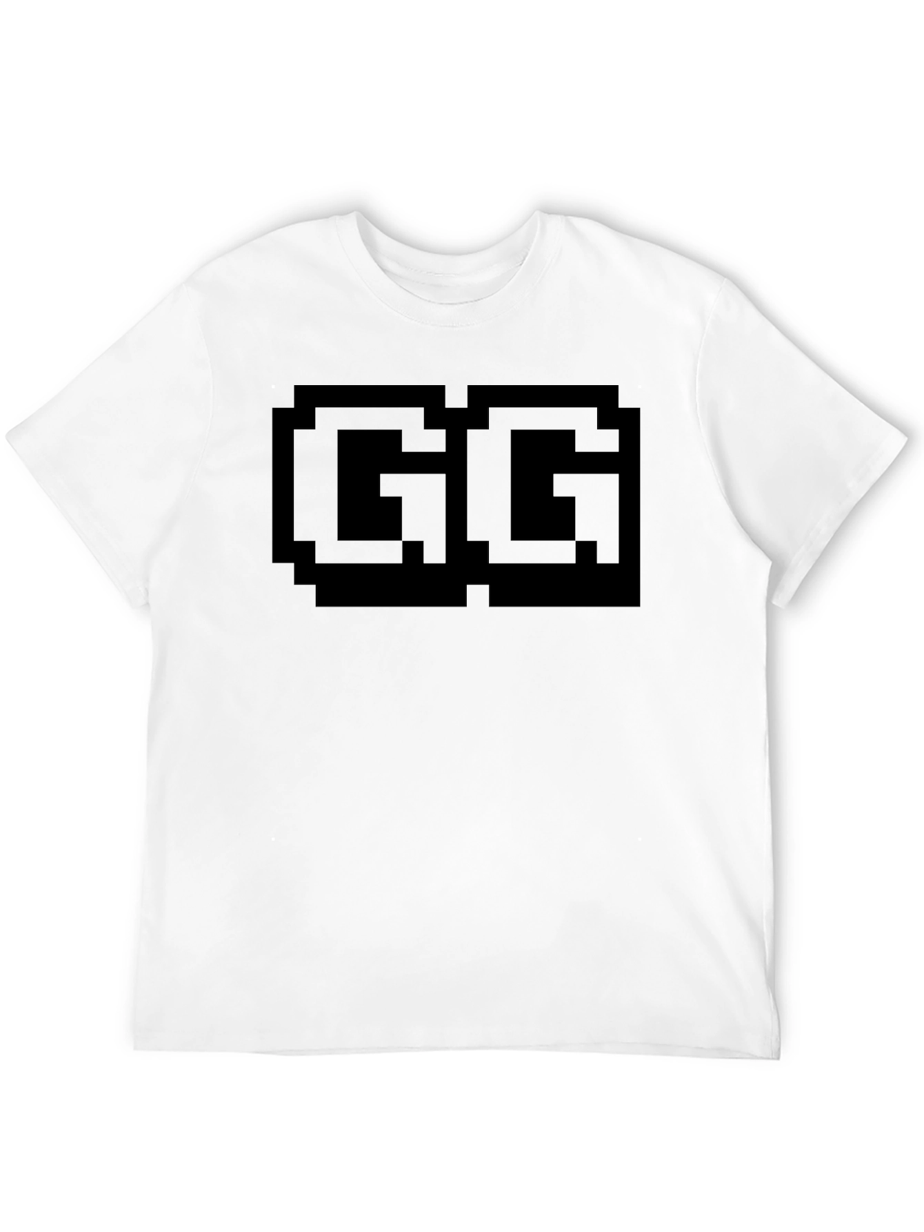 Pixel GG Graphic T-Shirt - Gamer Style Tee