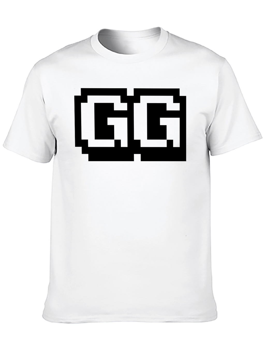 Pixel GG Graphic T-Shirt - Gamer Style Tee