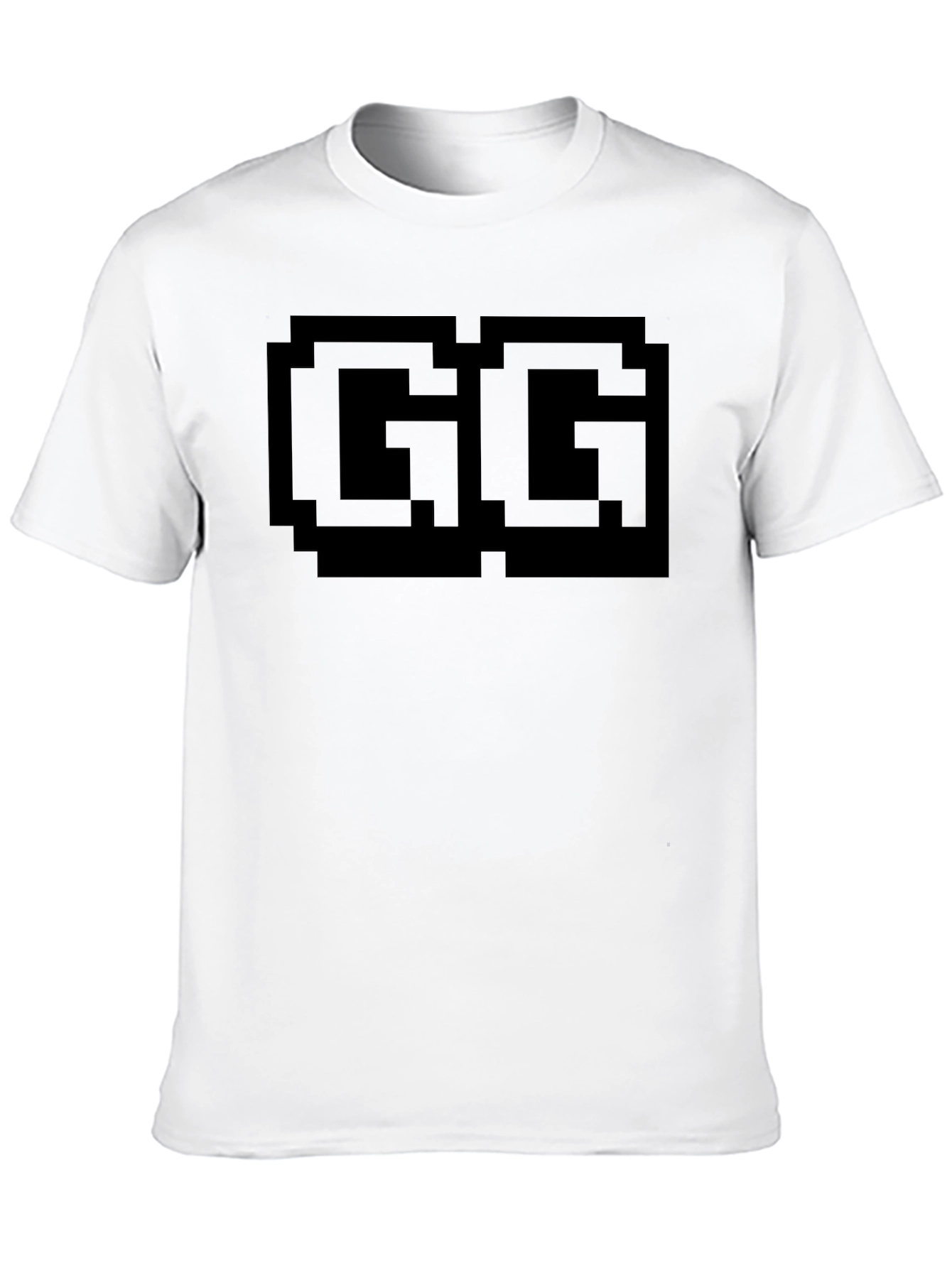 Pixel GG Graphic T-Shirt - Gamer Style Tee