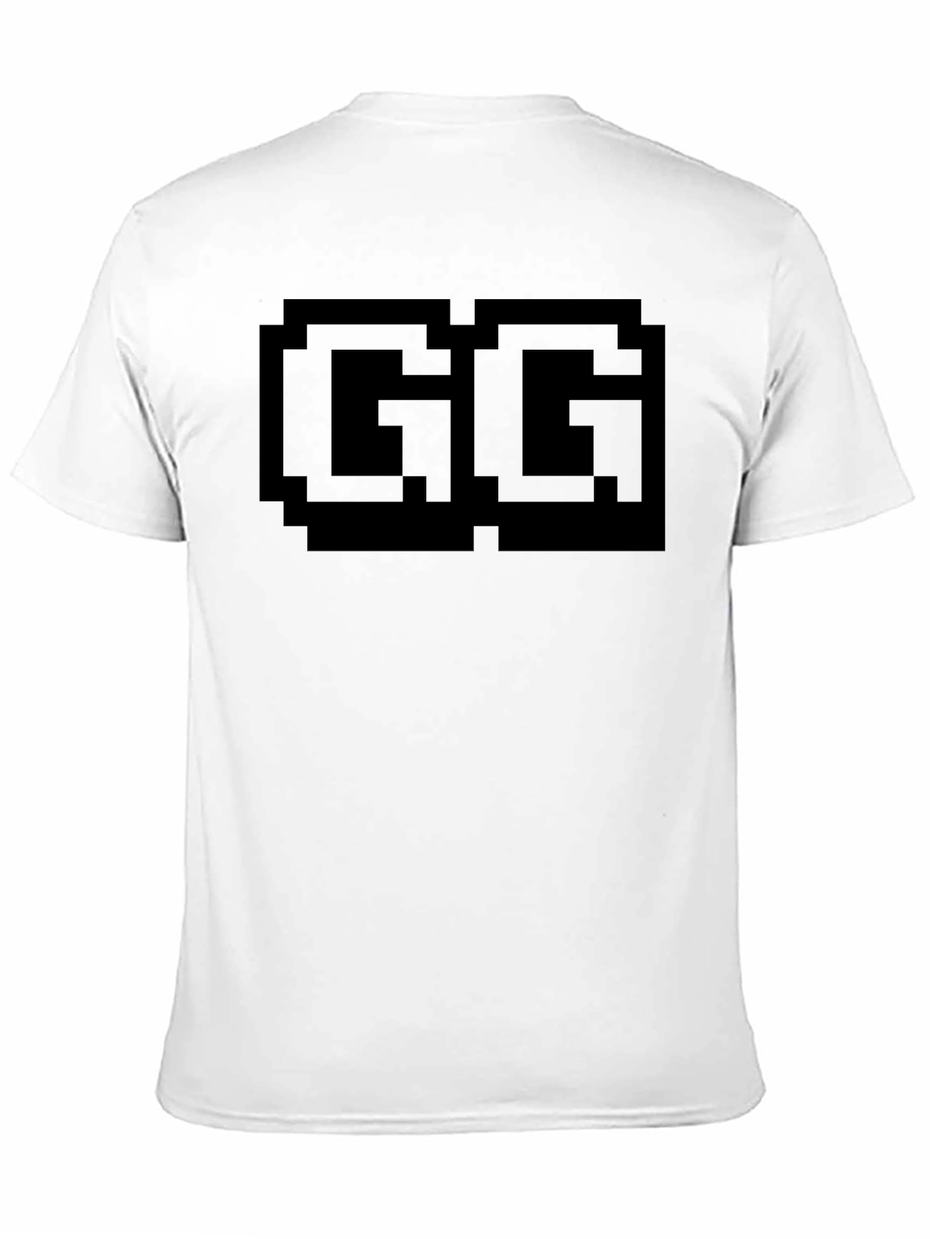 Pixel GG Graphic T-Shirt - Gamer Style Tee