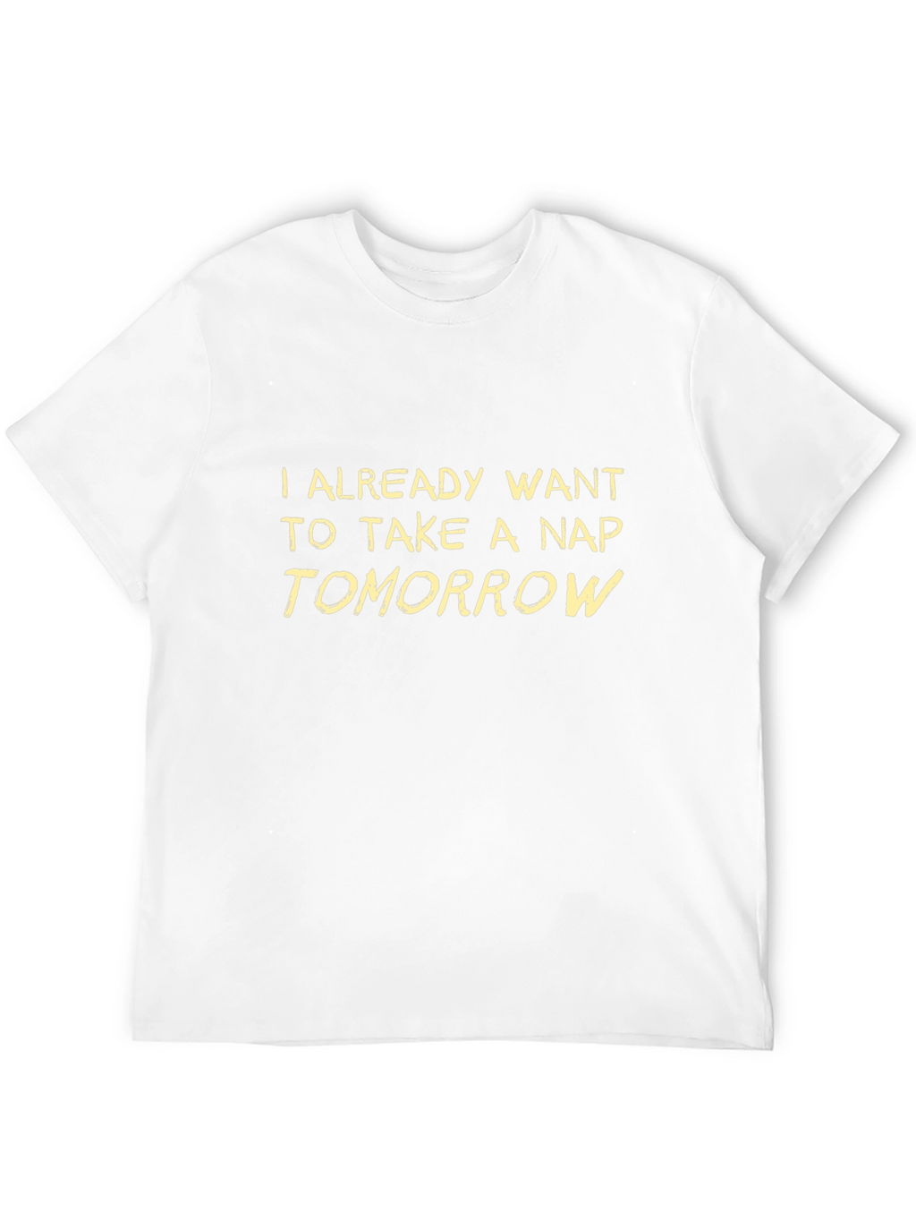 Funny Nap Tomorrow Black T-Shirt