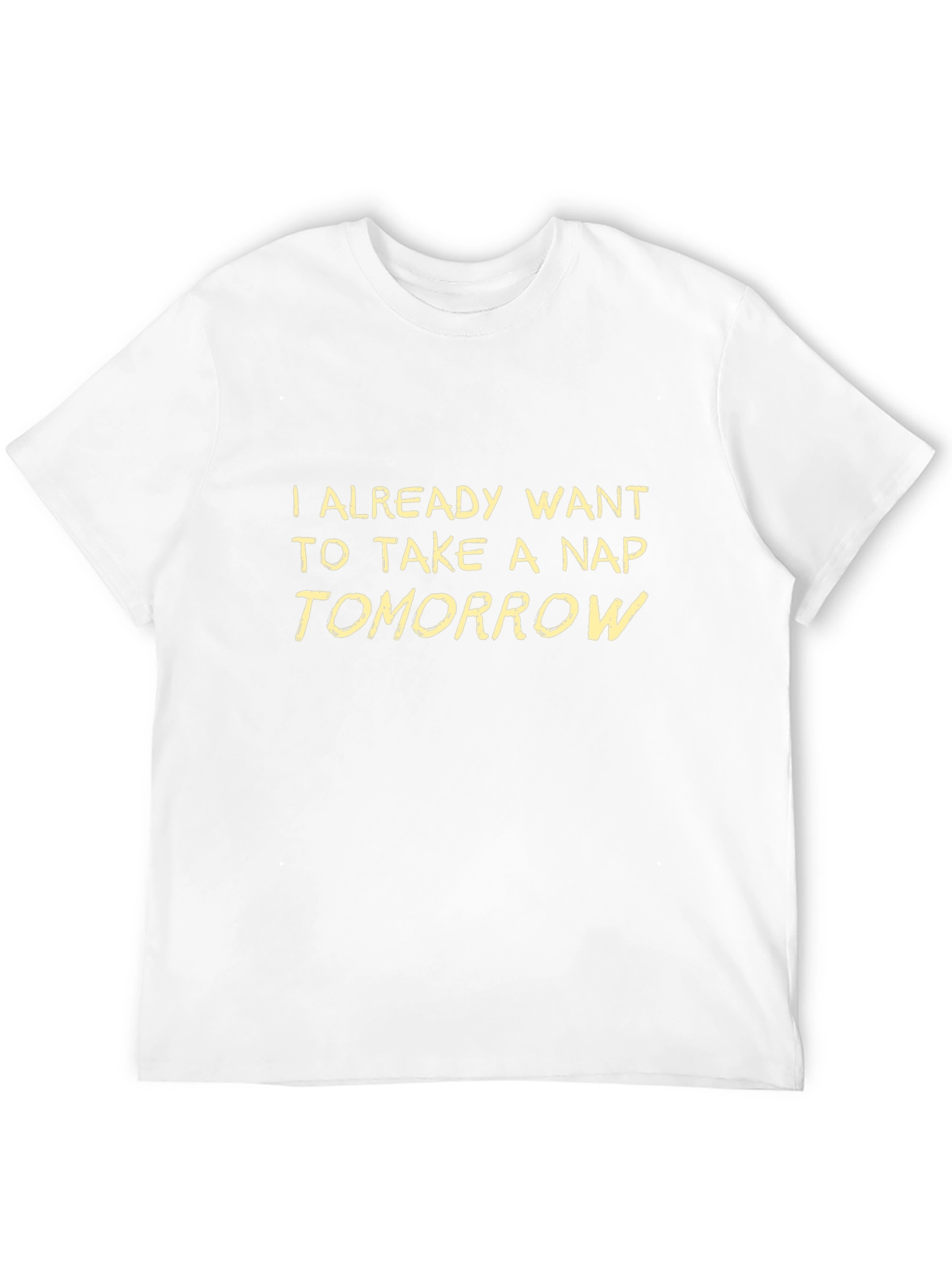 Funny Nap Tomorrow Black T-Shirt