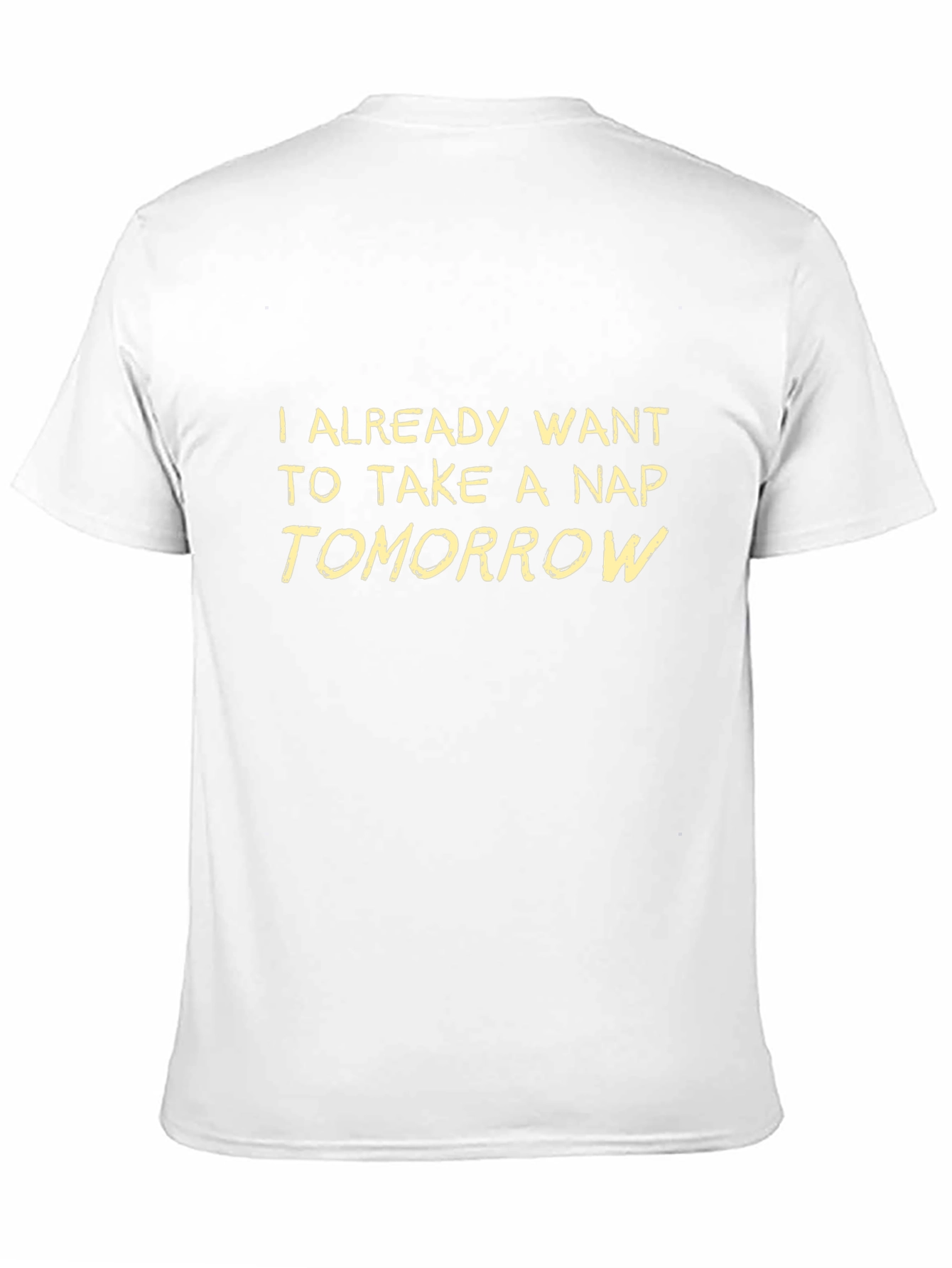 Funny Nap Tomorrow Black T-Shirt