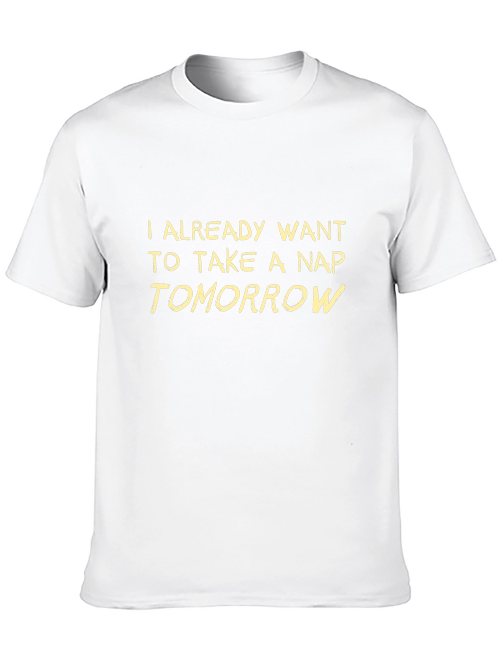 Funny Nap Tomorrow Black T-Shirt