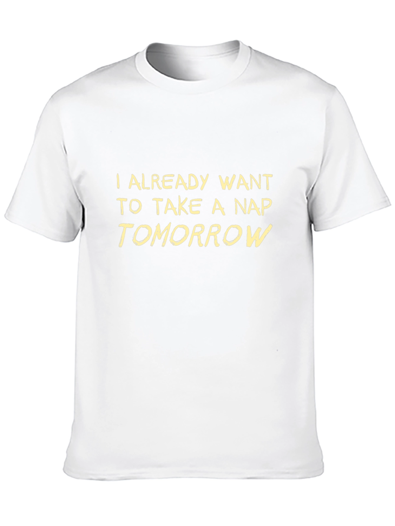 Funny Nap Tomorrow Black T-Shirt