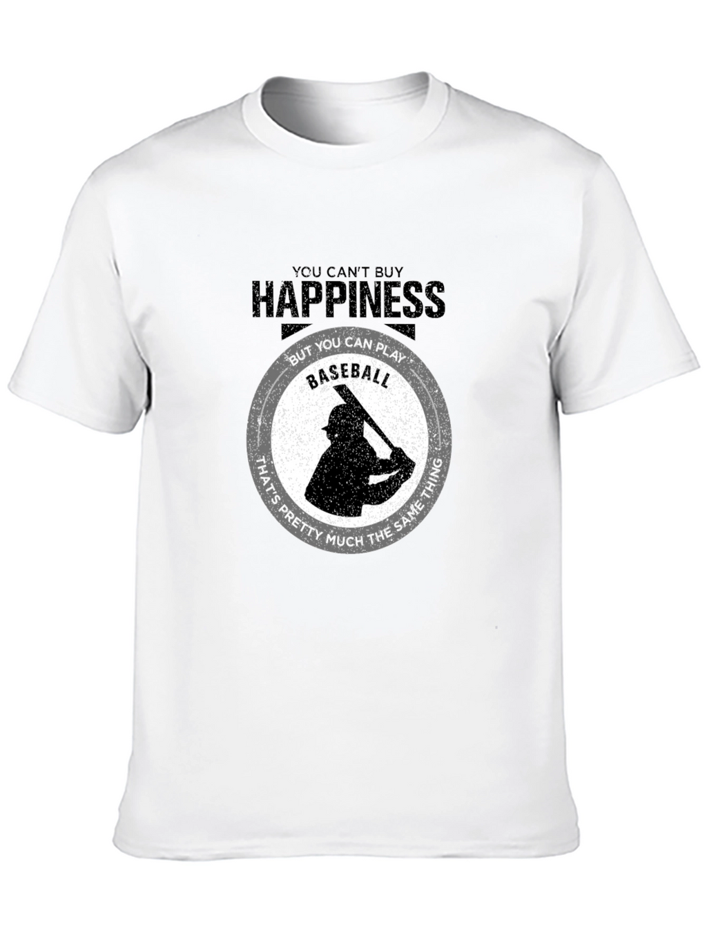 Happiness Baseball T-Shirt
