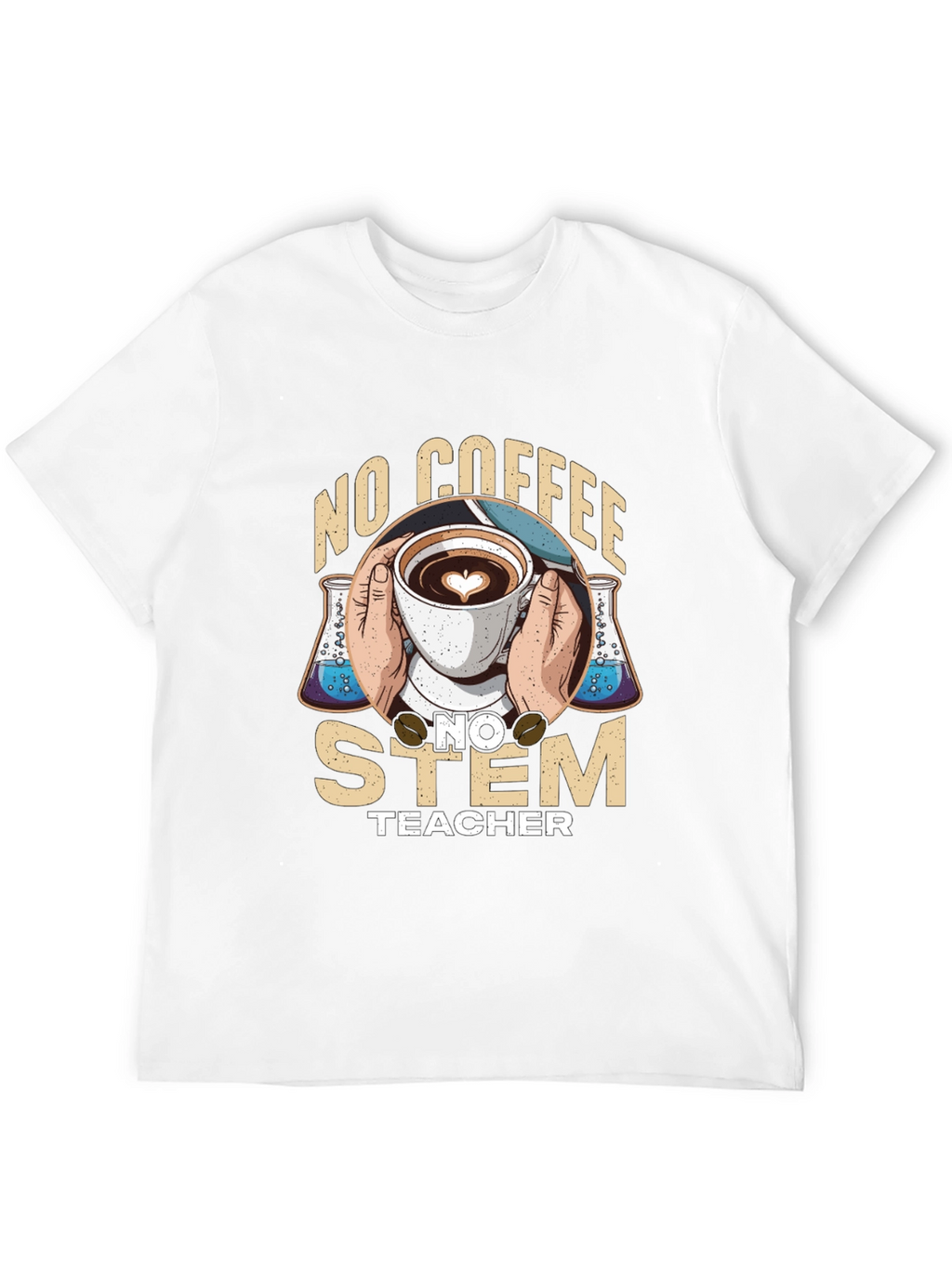 No Coffee No Stem Teacher T-Shirt