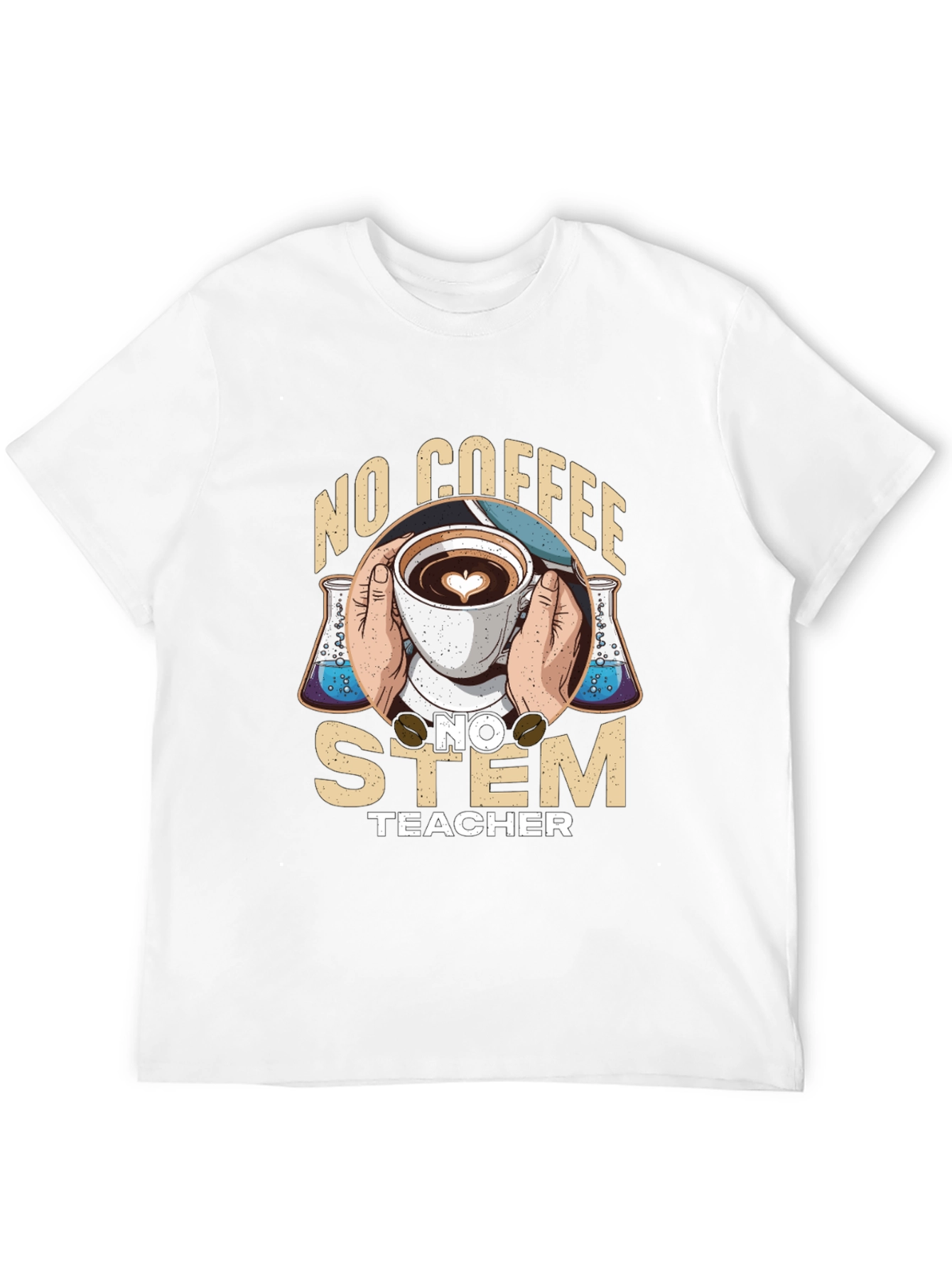 No Coffee No Stem Teacher T-Shirt