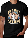 No Coffee No Stem Teacher T-Shirt