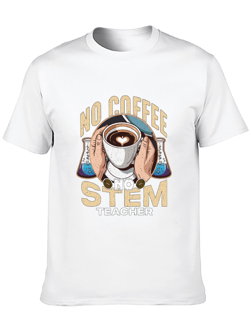 No Coffee No Stem Teacher T-Shirt