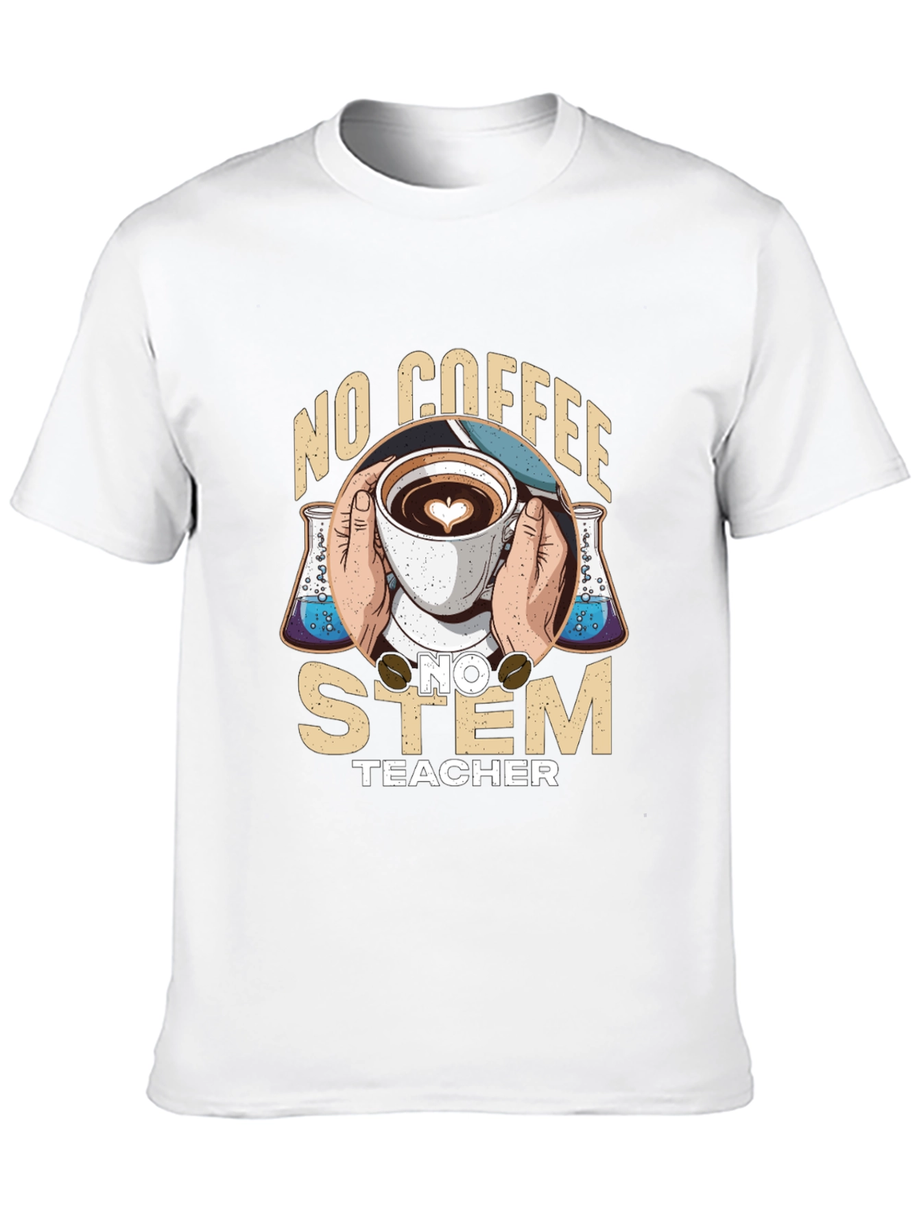 No Coffee No Stem Teacher T-Shirt