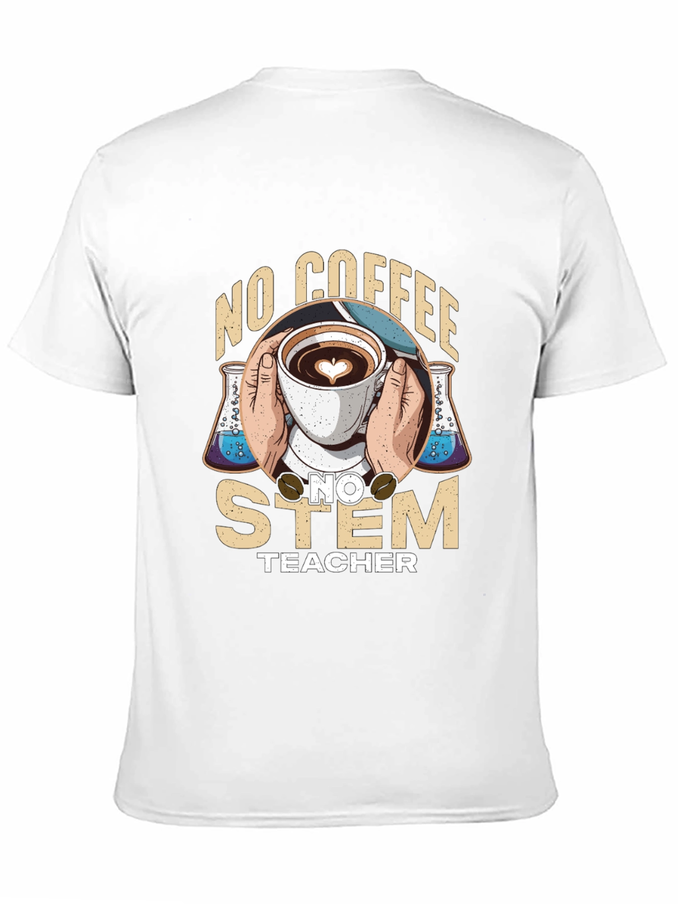 No Coffee No Stem Teacher T-Shirt