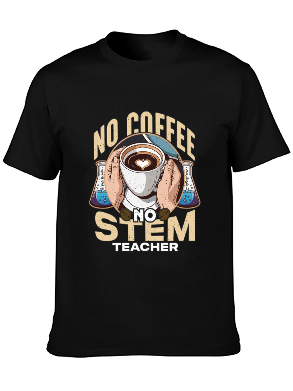 No Coffee No Stem Teacher T-Shirt