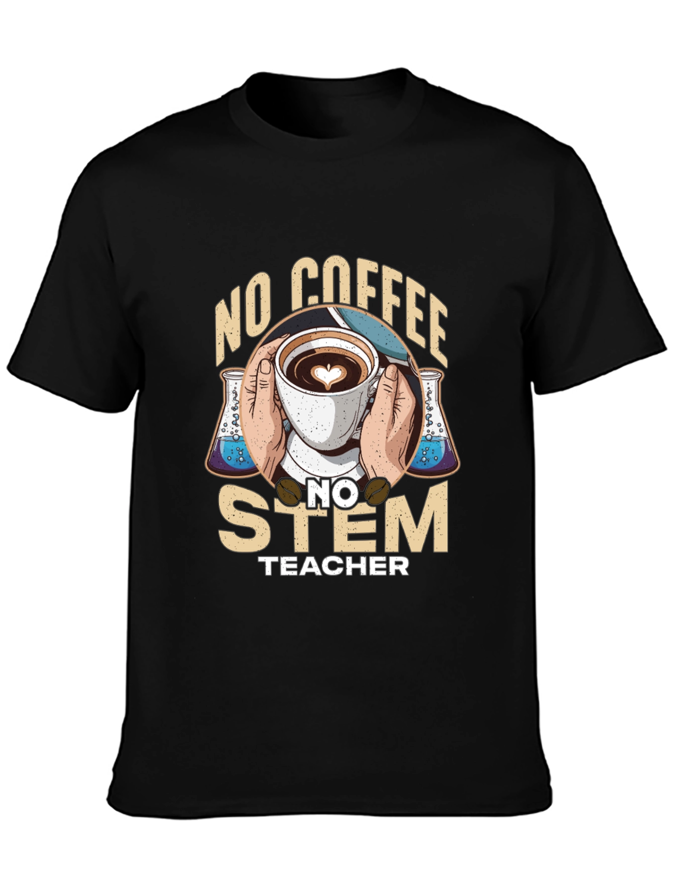 No Coffee No Stem Teacher T-Shirt