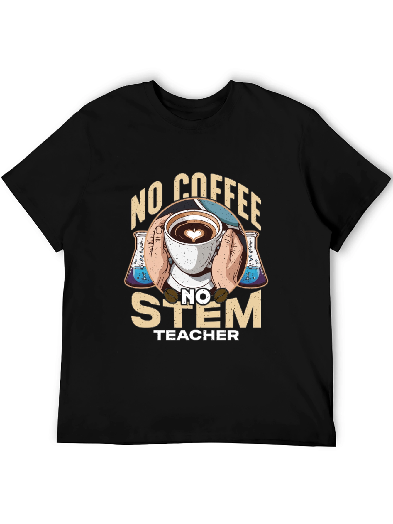 No Coffee No Stem Teacher T-Shirt