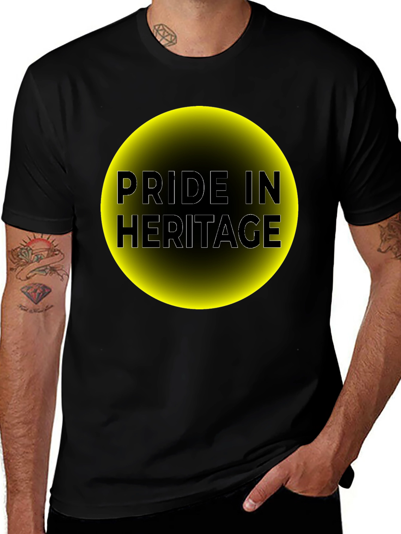 Pride in Heritage Black T-Shirt