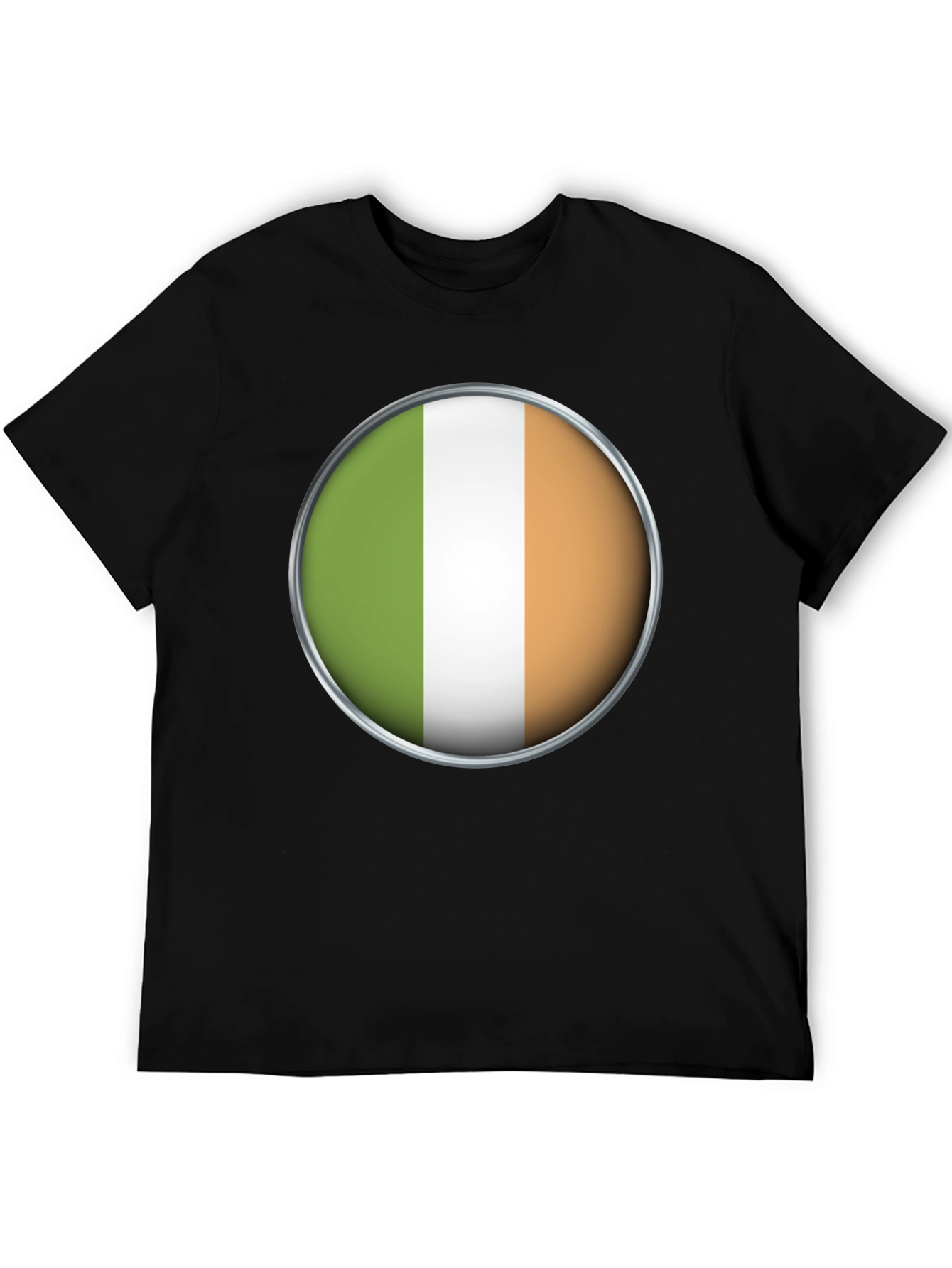 Ireland Flag Graphic T-Shirt - Black