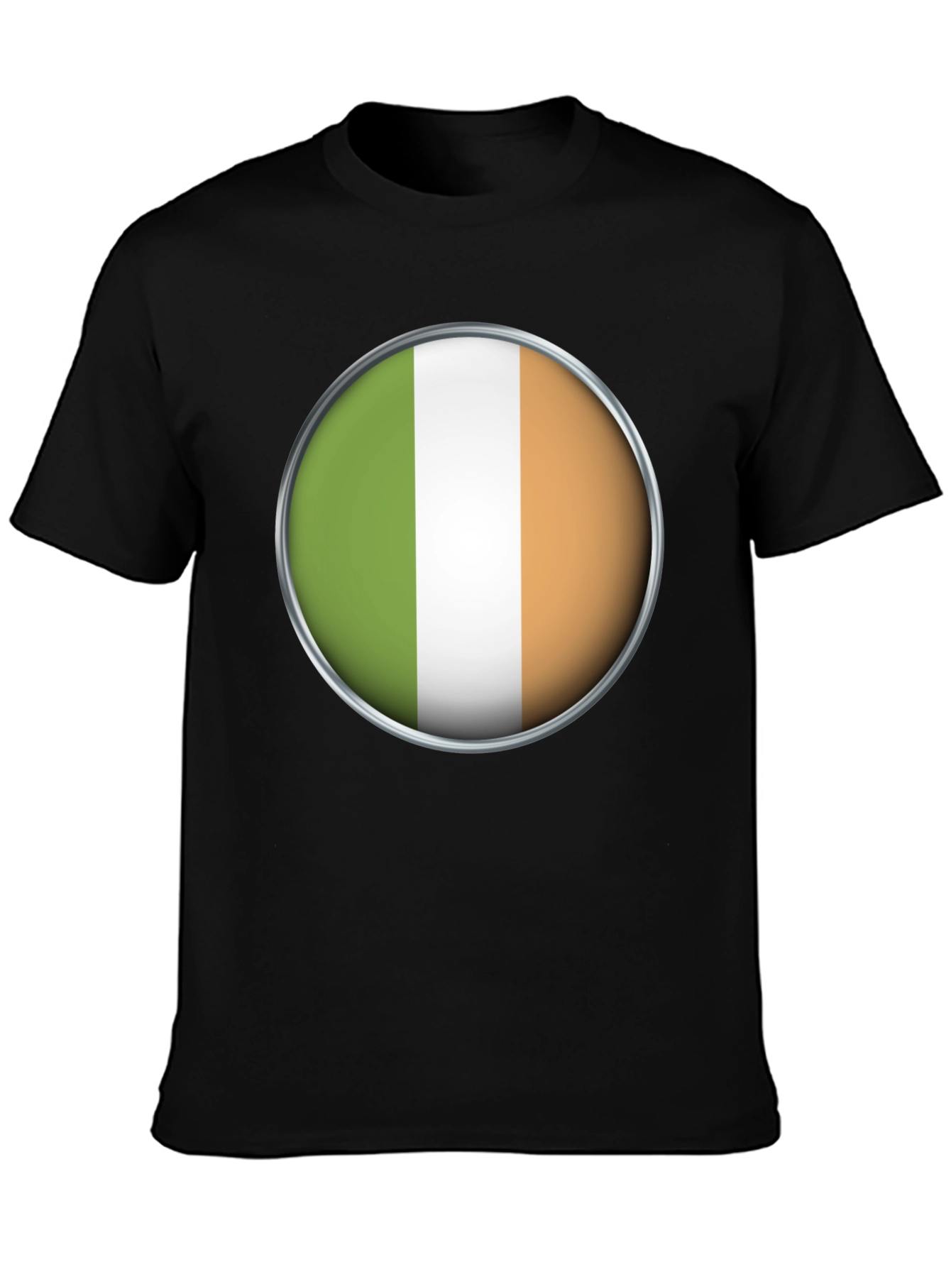 Ireland Flag Graphic T-Shirt - Black
