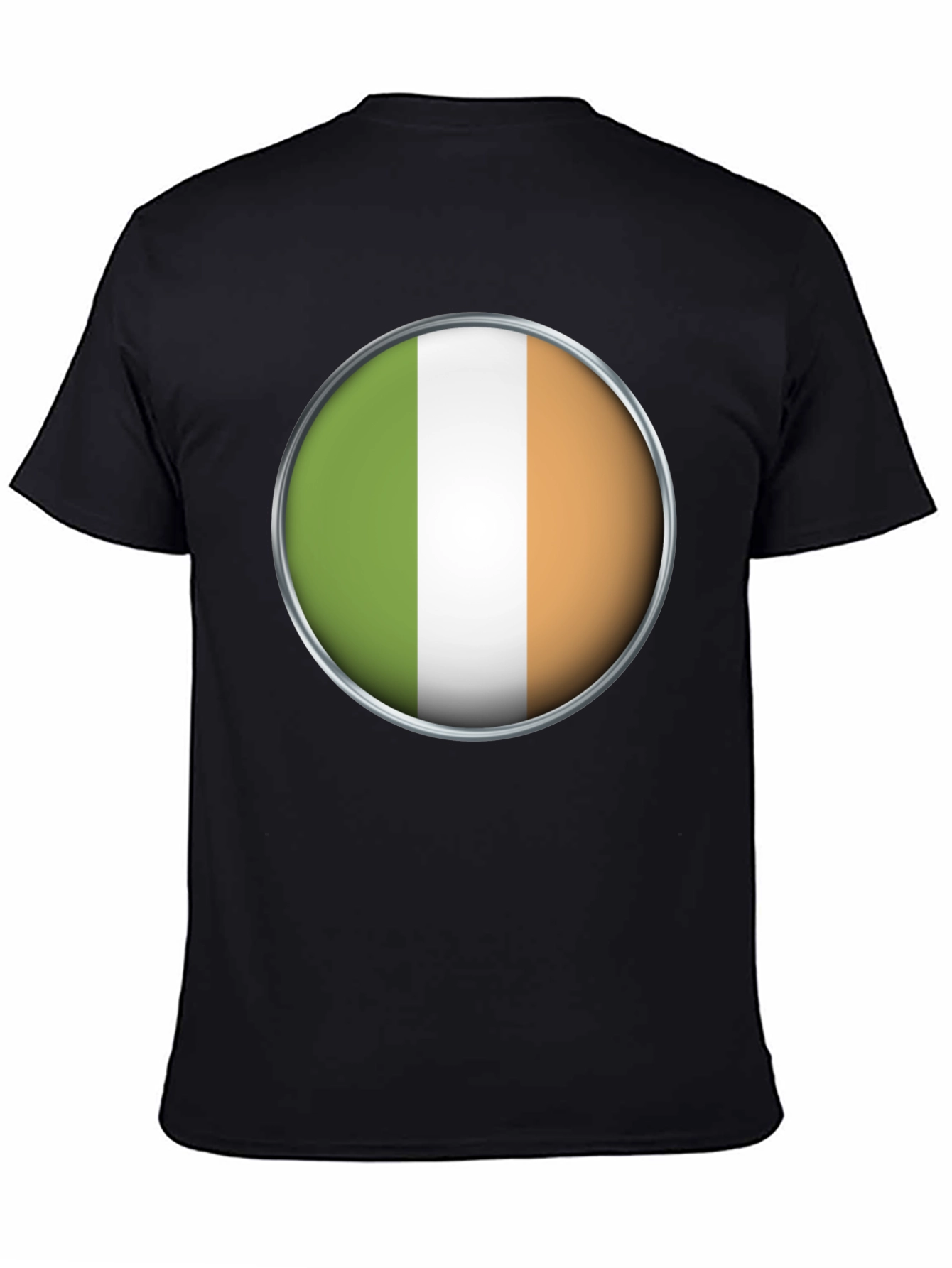Ireland Flag Graphic T-Shirt - Black