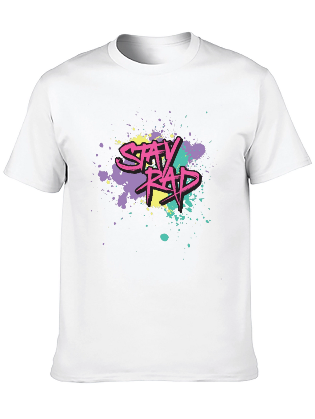 Stay Rad Graphic Tee - Black