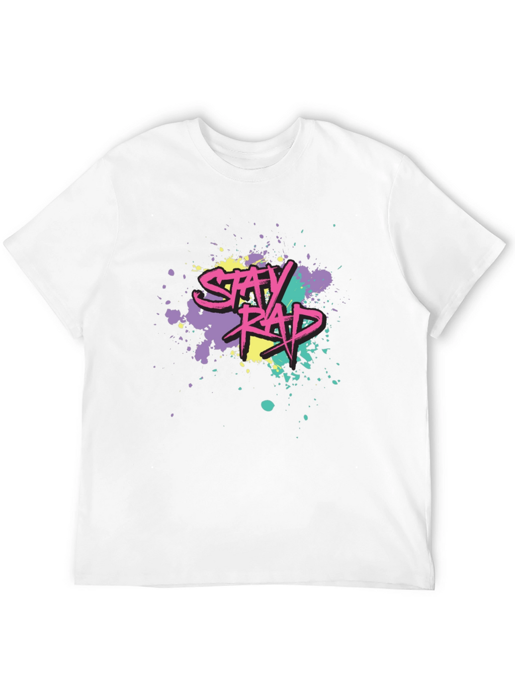 Stay Rad Graphic Tee - Black