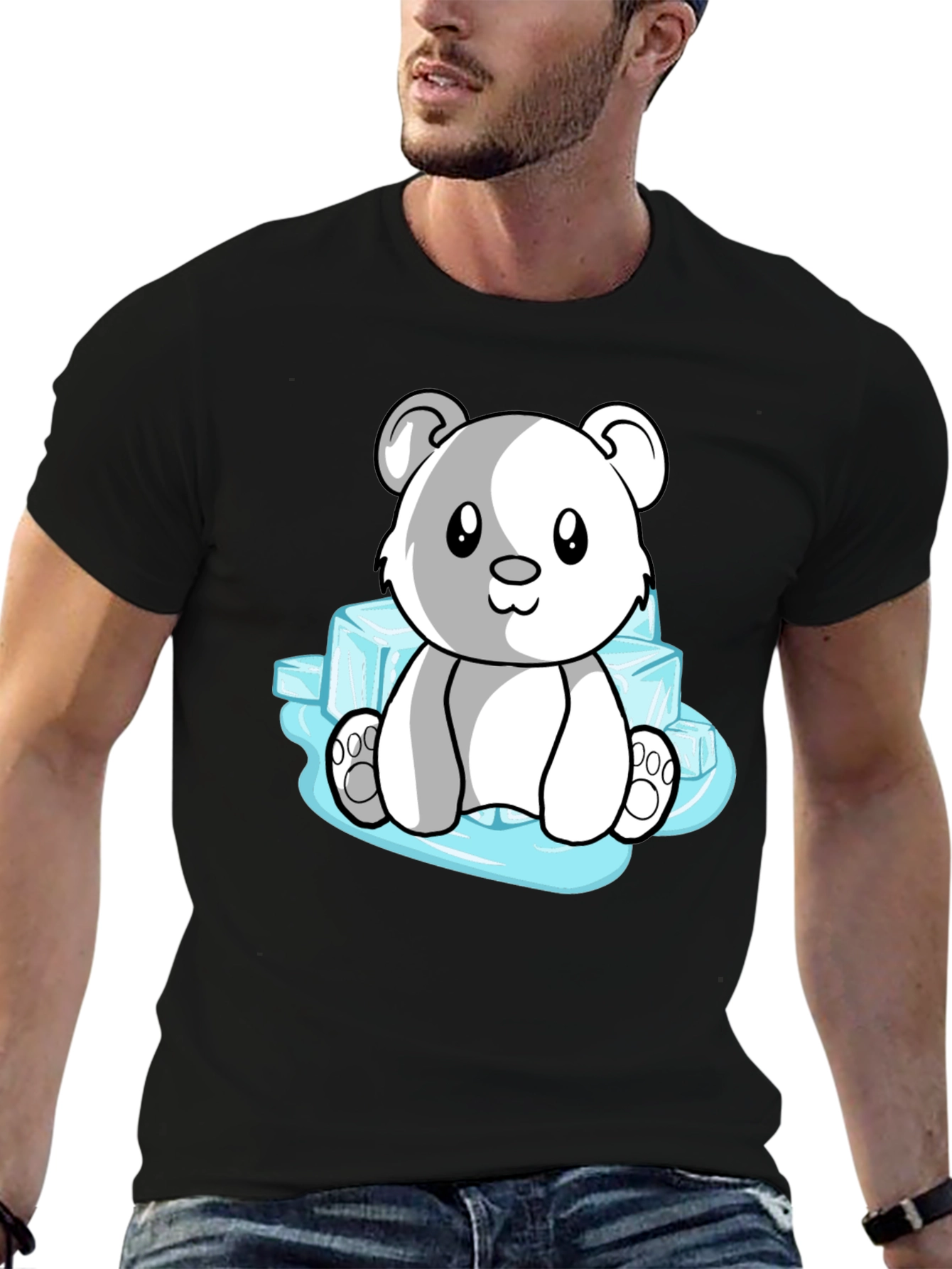 Cute Polar Bear on Ice T-Shirt