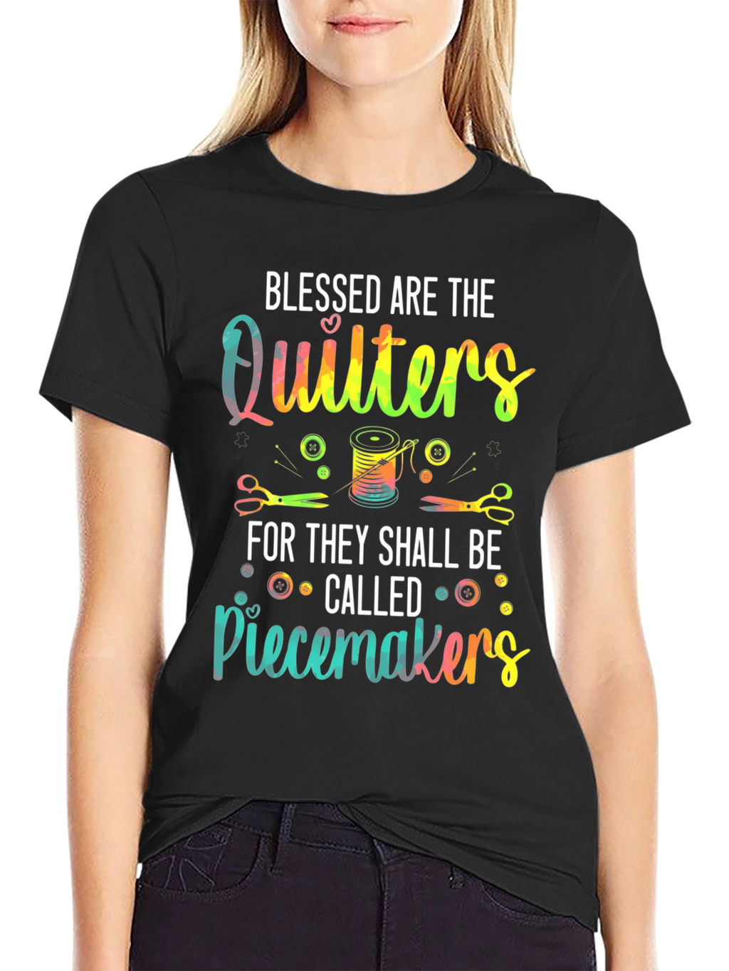 Blessed Quilters Piecemakers T-Shirt