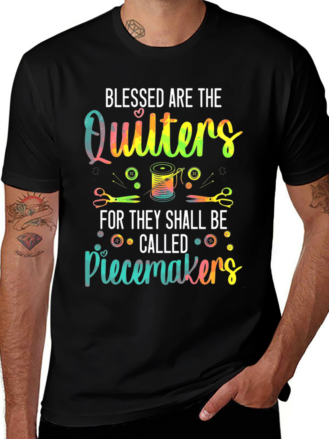 Blessed Quilters Piecemakers T-Shirt