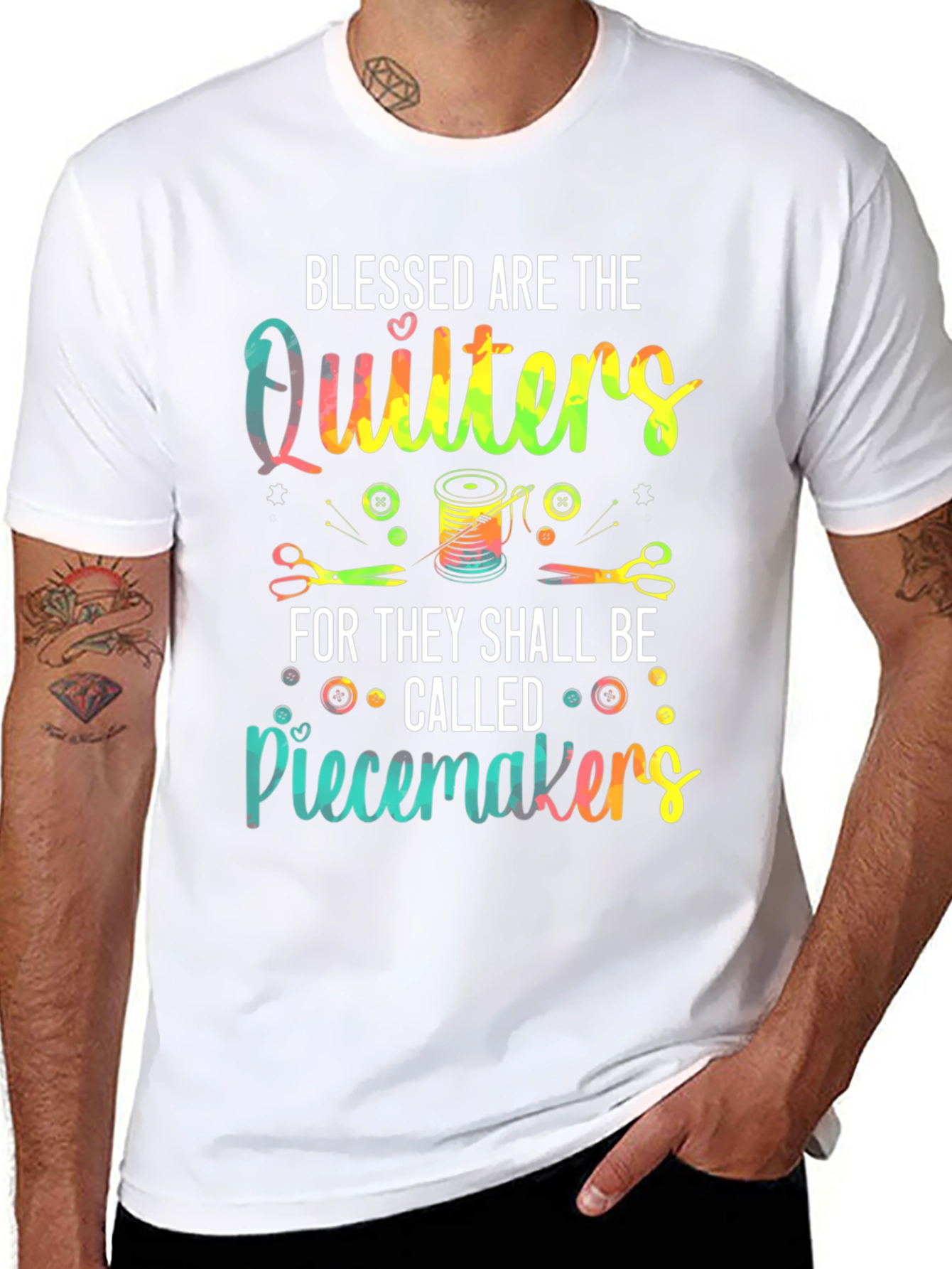 Blessed Quilters Piecemakers T-Shirt