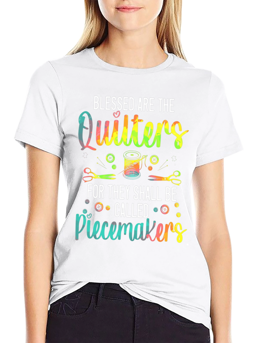 Blessed Quilters Piecemakers T-Shirt