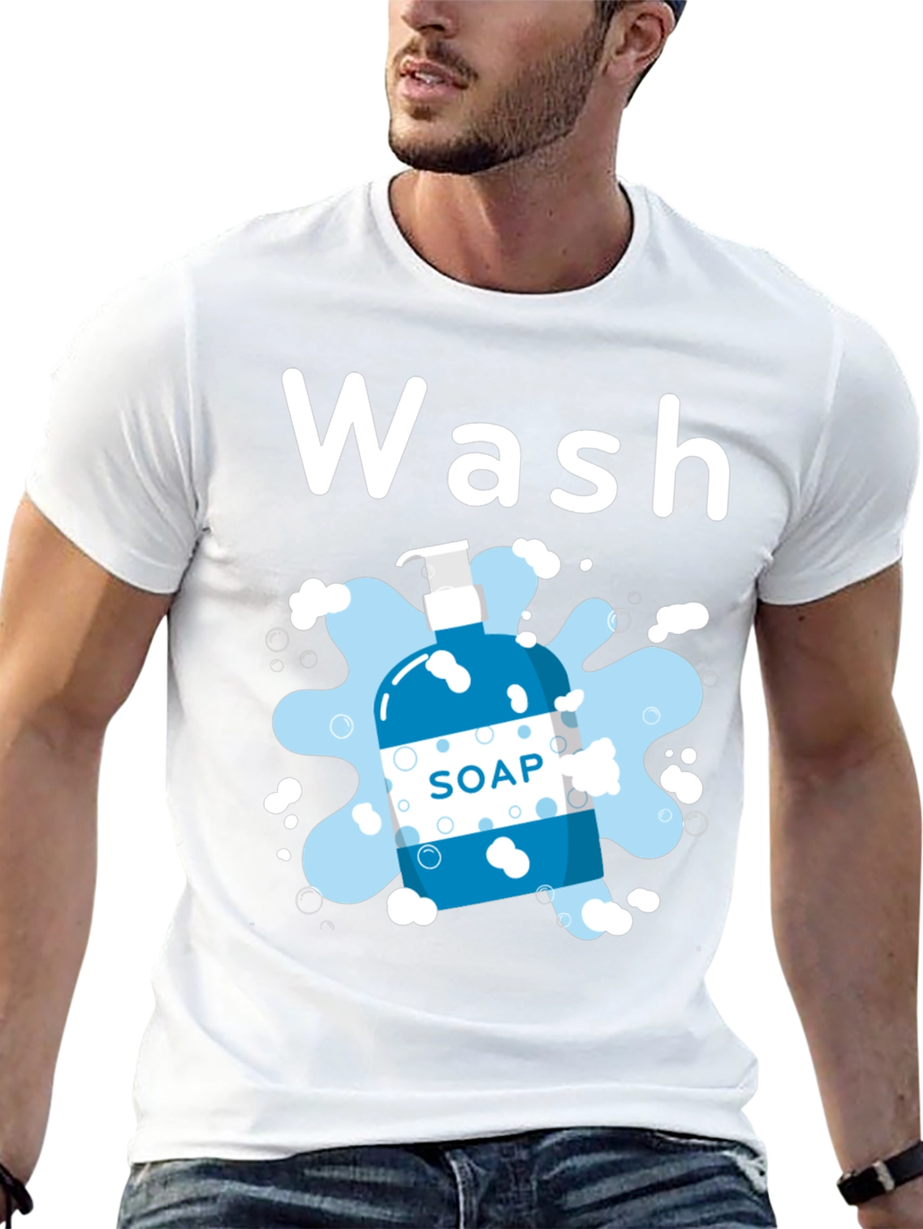 Wash Soap Graphic T-Shirt