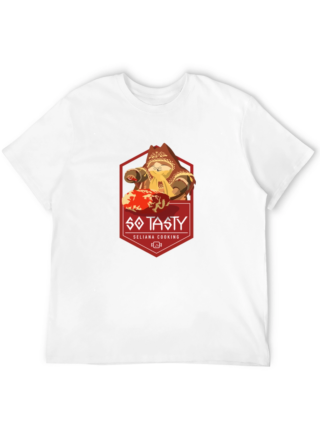 So Tasty Seliana Cooking Black Graphic Tee