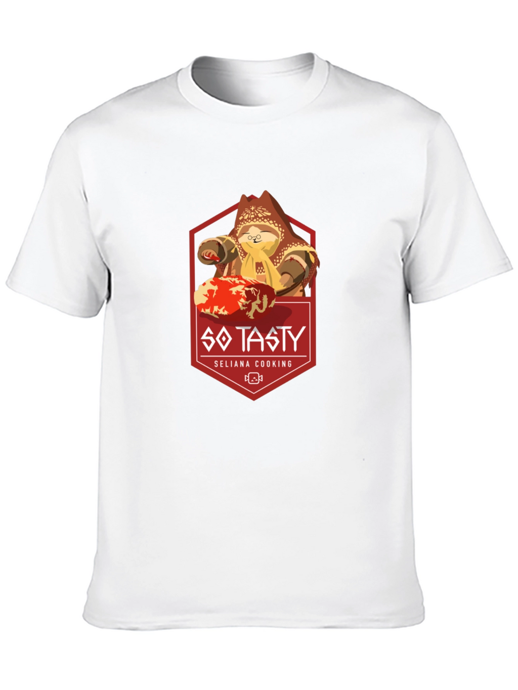 So Tasty Seliana Cooking Black Graphic Tee
