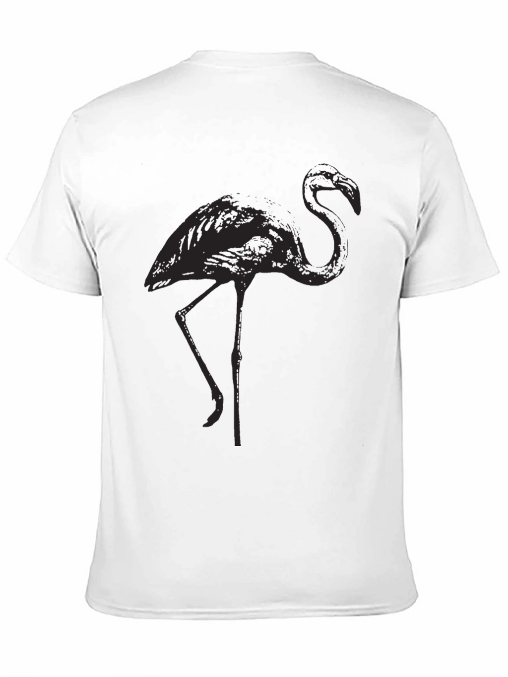Black Flamingo Graphic Tee - Stylish Casual Wear