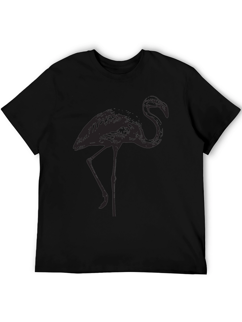 Black Flamingo Graphic Tee - Stylish Casual Wear