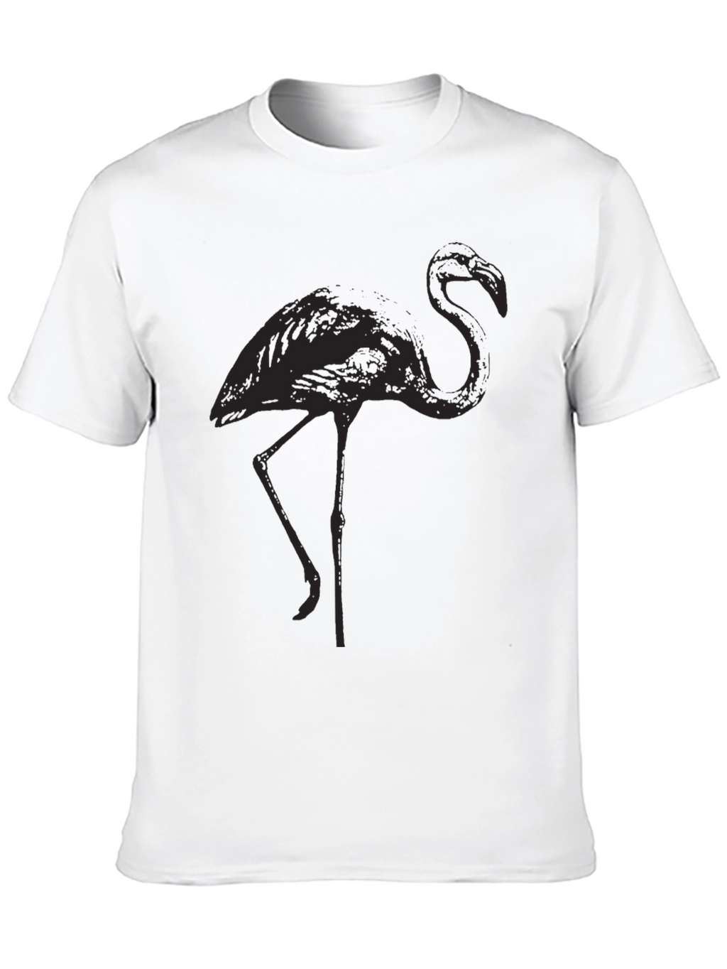 Black Flamingo Graphic Tee - Stylish Casual Wear