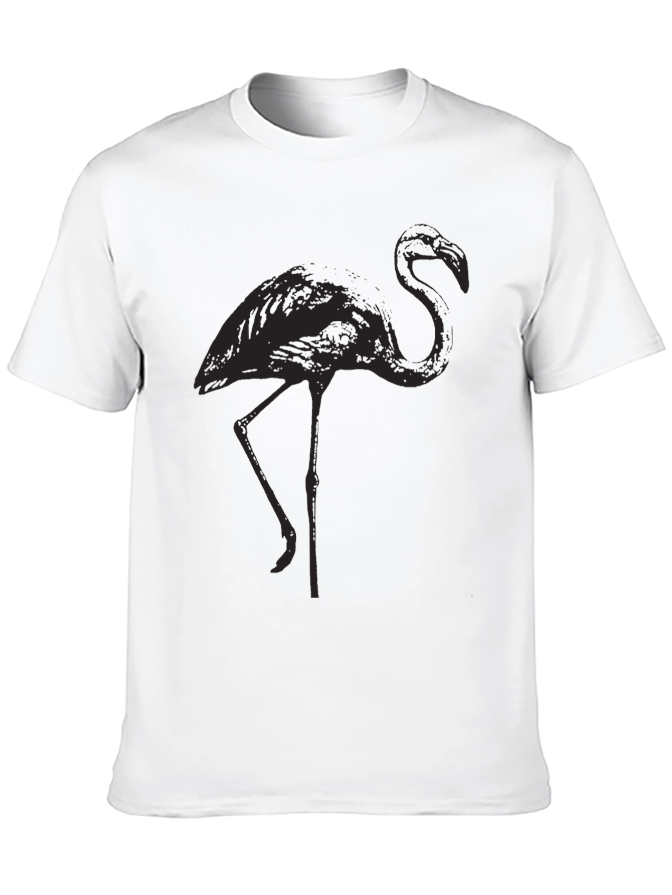 Black Flamingo Graphic Tee - Stylish Casual Wear