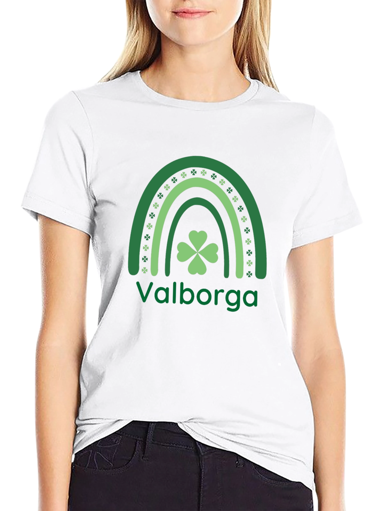 St. Patricks Day Rainbow Shamrock T-Shirt