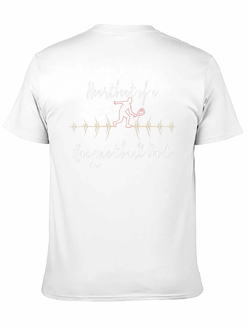 Heartbeat of a Racquetball Dad T-Shirt