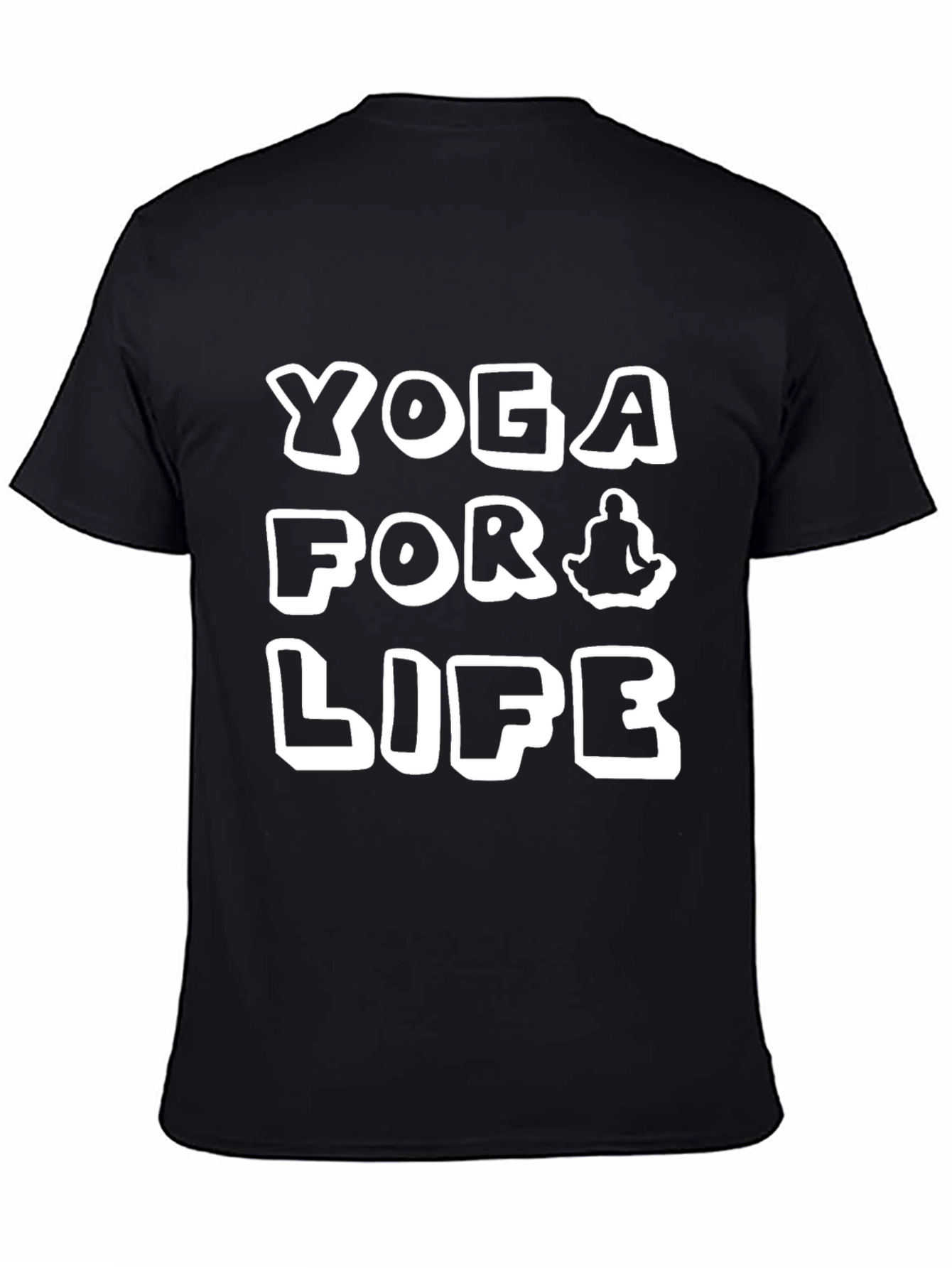 Yoga for Life T-Shirt Black