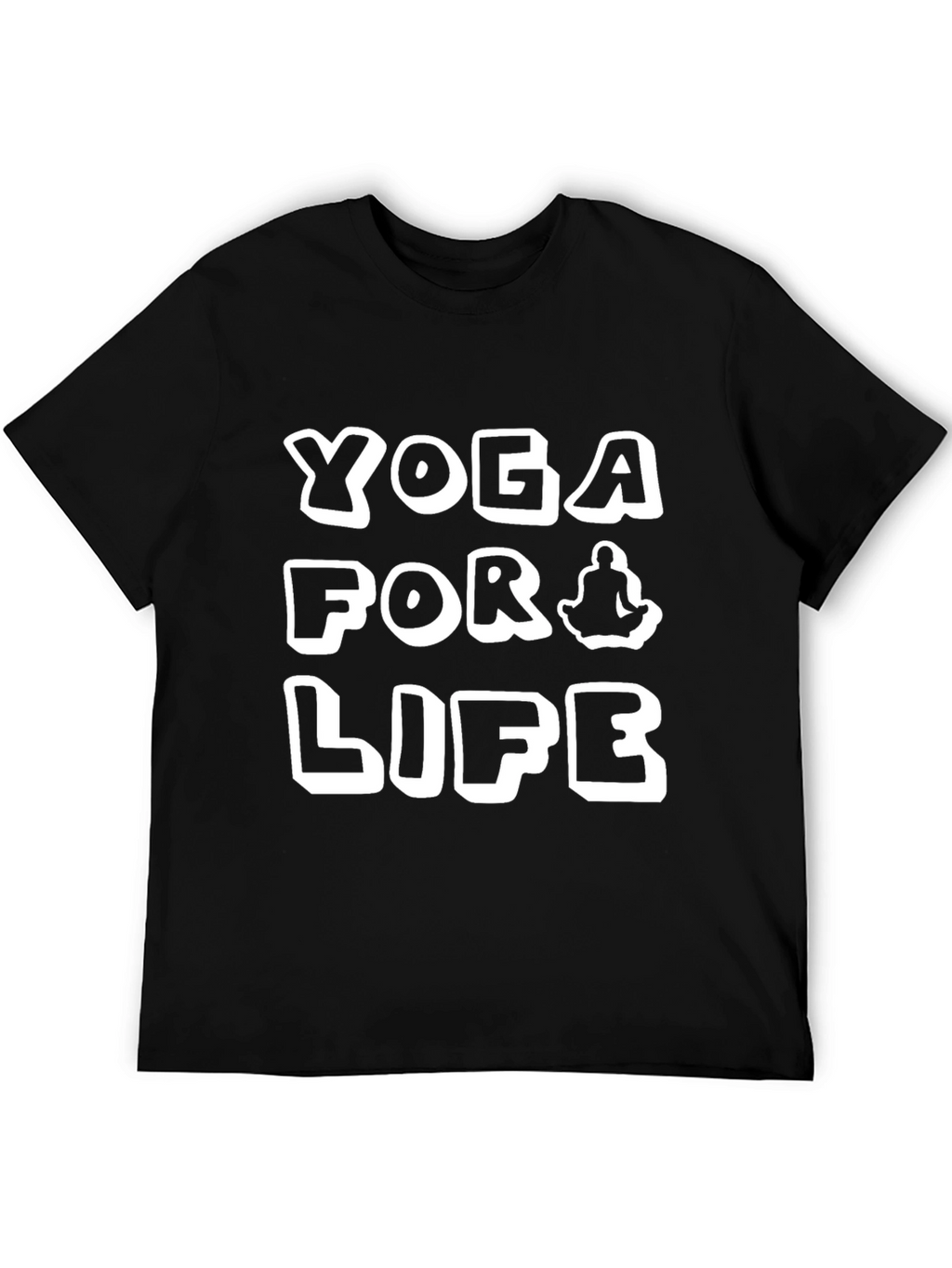 Yoga for Life T-Shirt Black