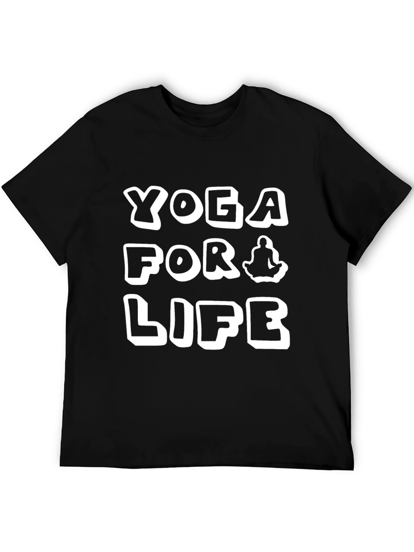 Yoga for Life T-Shirt Black