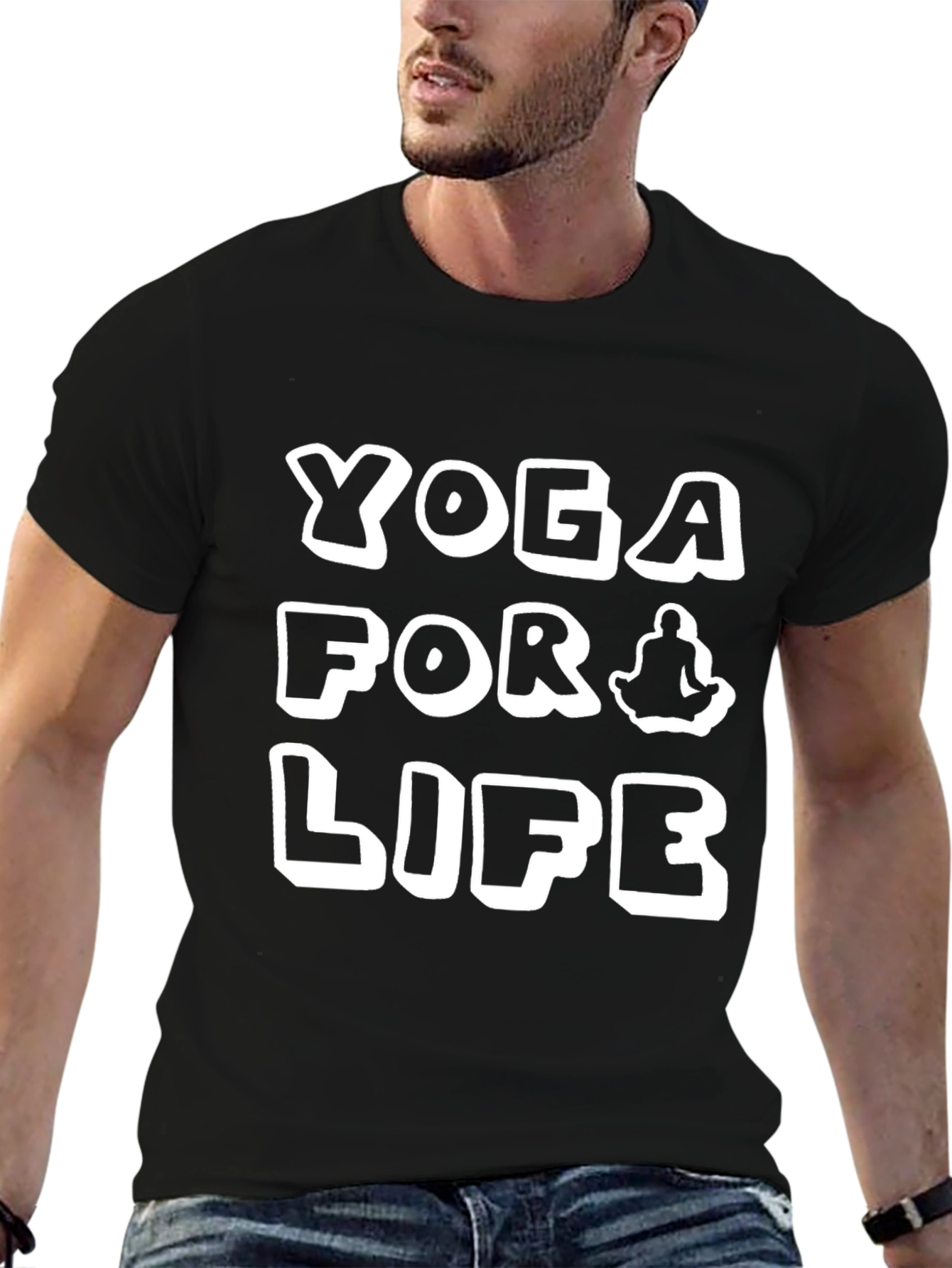 Yoga for Life T-Shirt Black