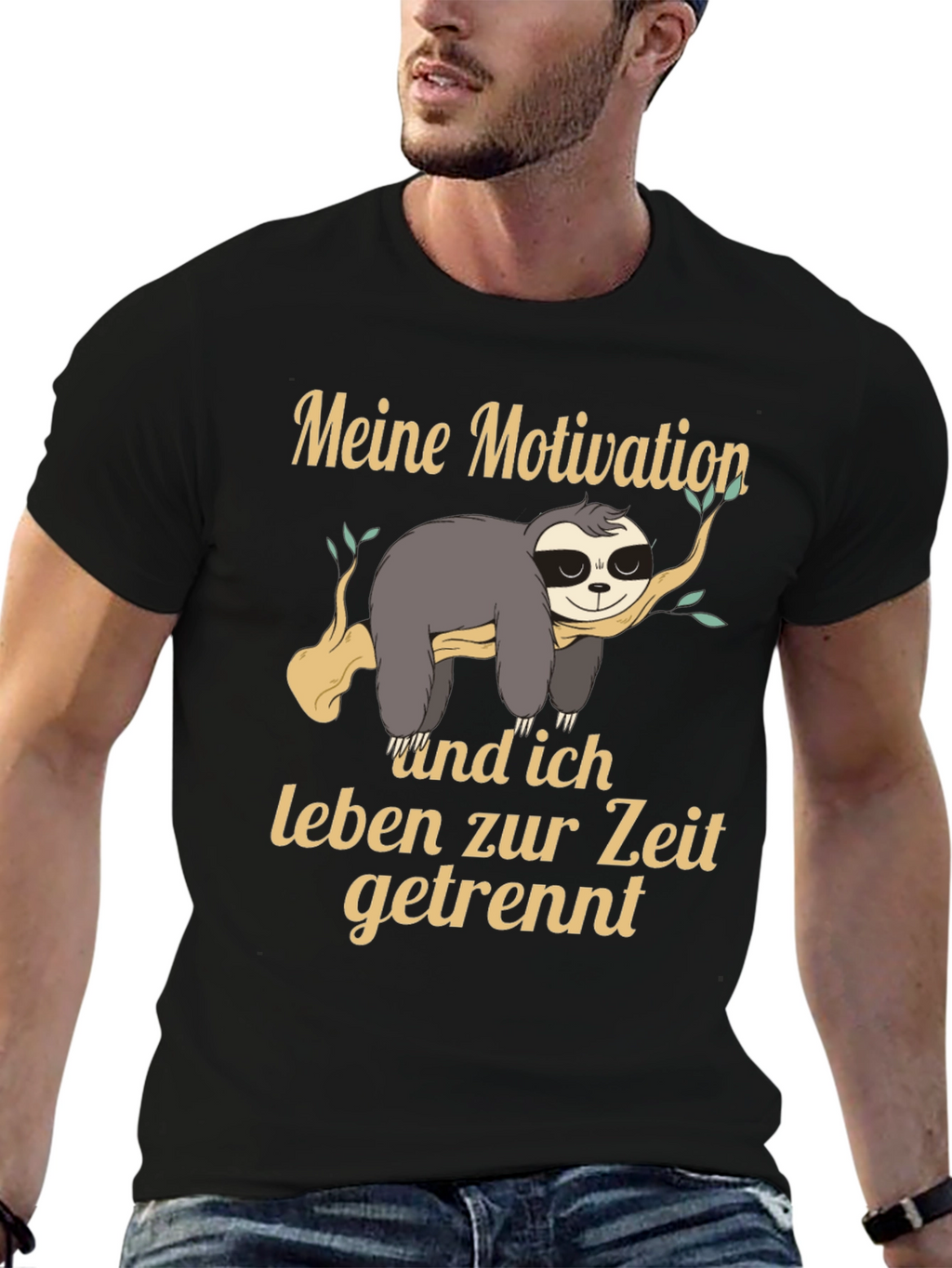 Funny Sloth Motivation T-Shirt