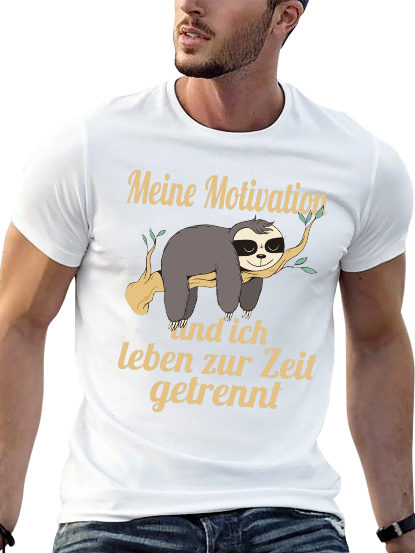 Funny Sloth Motivation T-Shirt