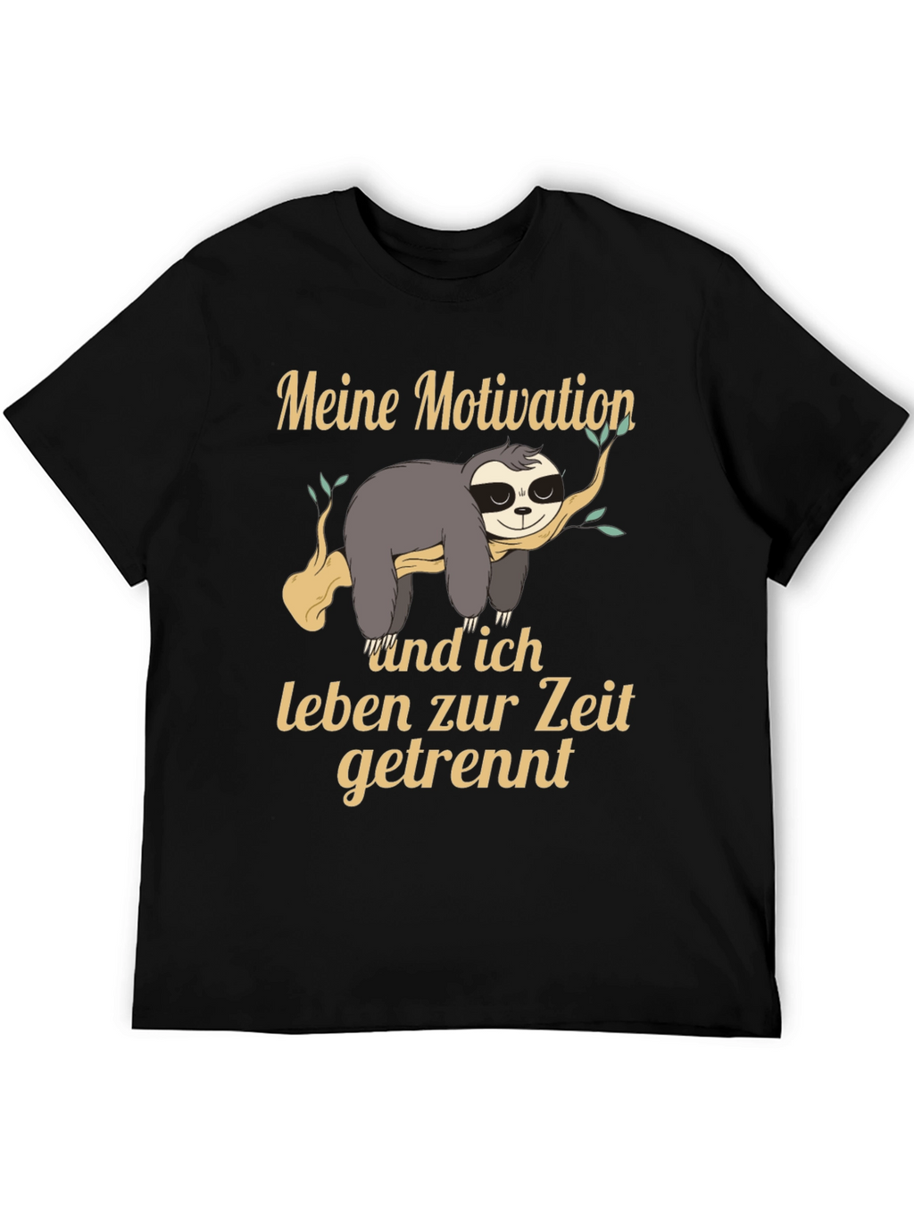 Funny Sloth Motivation T-Shirt