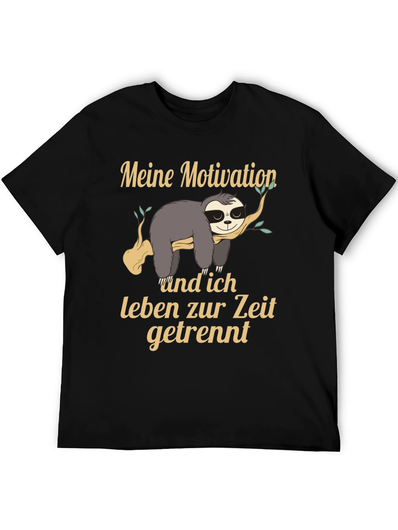 Funny Sloth Motivation T-Shirt