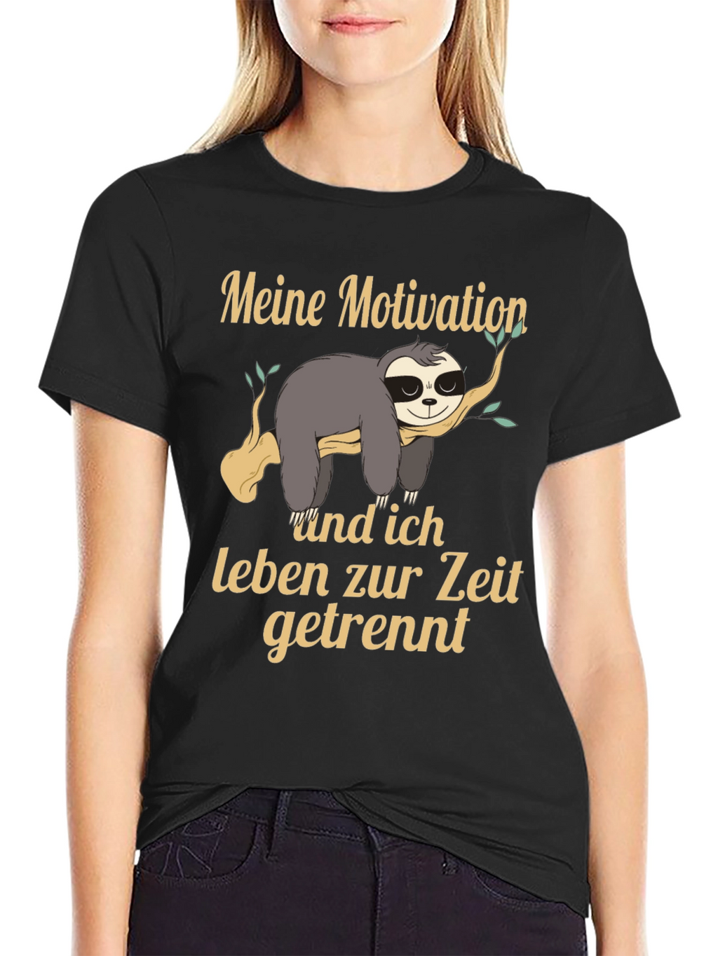 Funny Sloth Motivation T-Shirt
