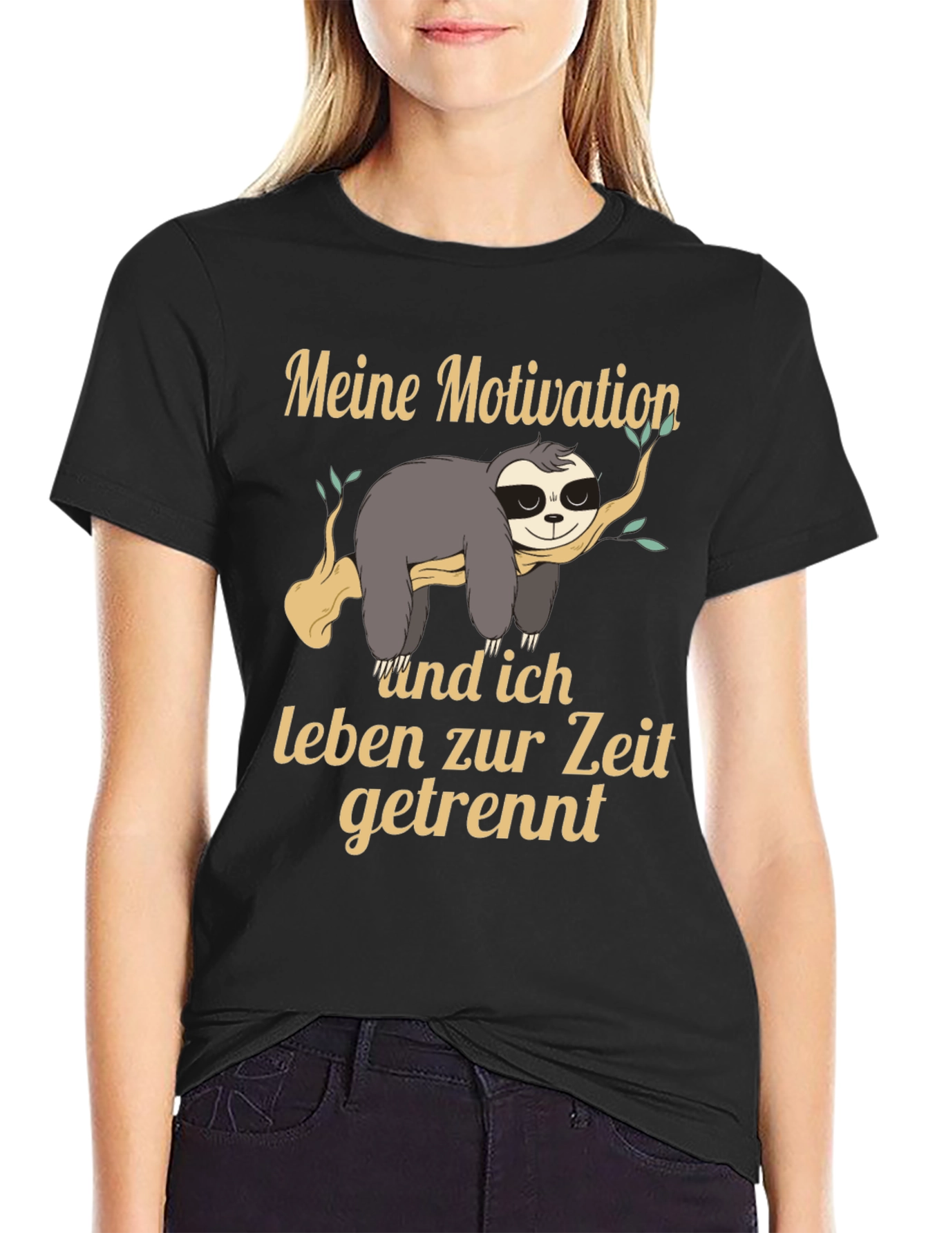 Funny Sloth Motivation T-Shirt