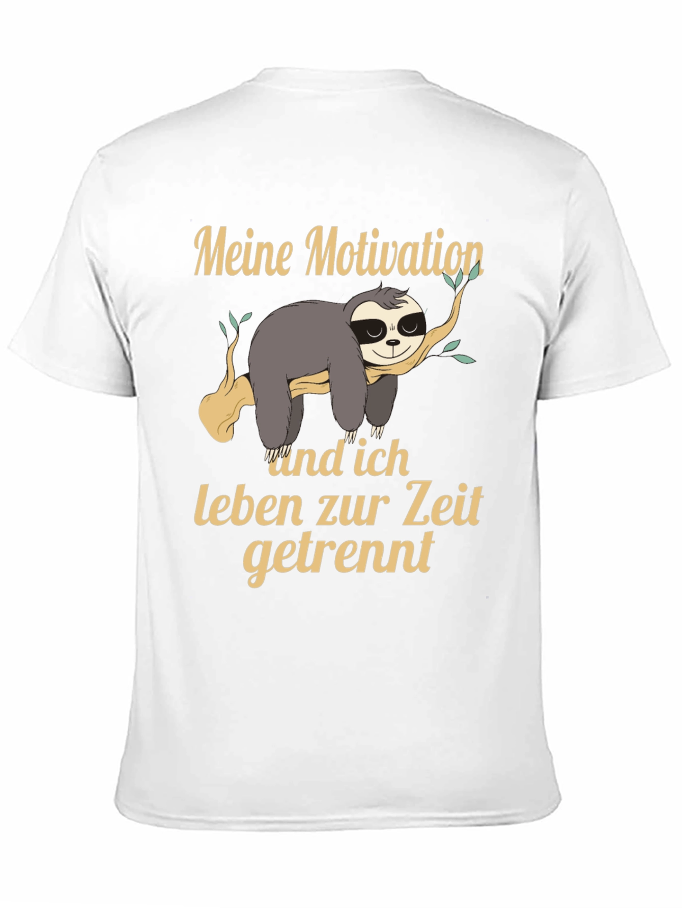 Funny Sloth Motivation T-Shirt